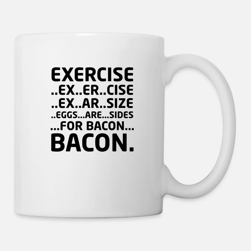 Bacon Logical Deduction - Tasse - Weiß