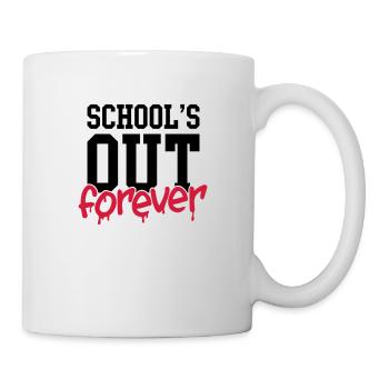 school's out forever - Mug blanc - blanc - Droite