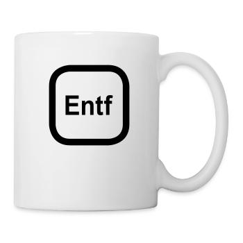 Entf Taste - Tasse - Weiß - Rechts