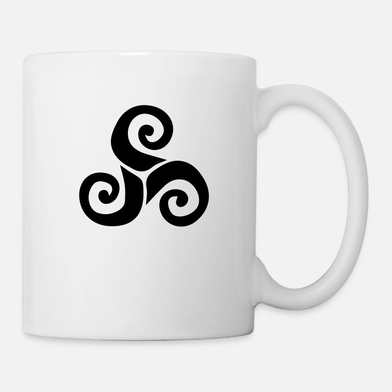 triskelion - Tasse - Weiß