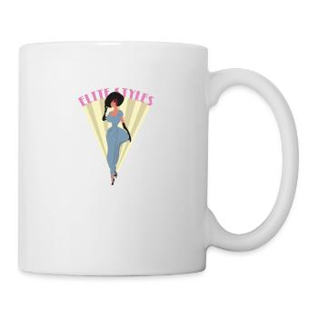 Chemise style femme - Mug blanc - blanc - Droite