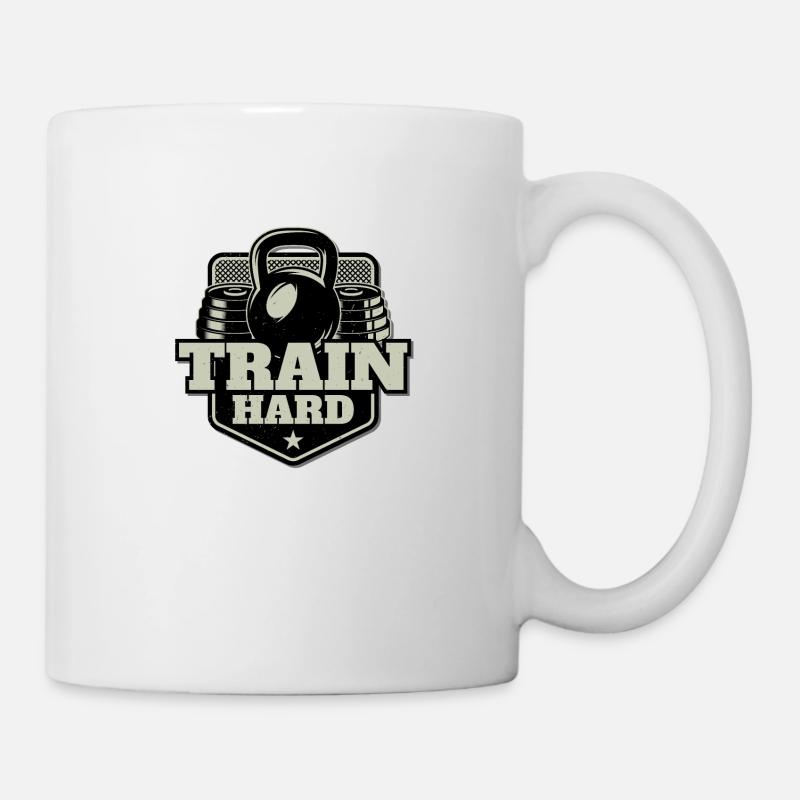 Train dur - Mug blanc - blanc