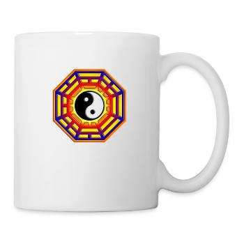 Bagua, Pakua,Yin Yang, Chi, Feng Shui, Martial Art - Mug - white - Right