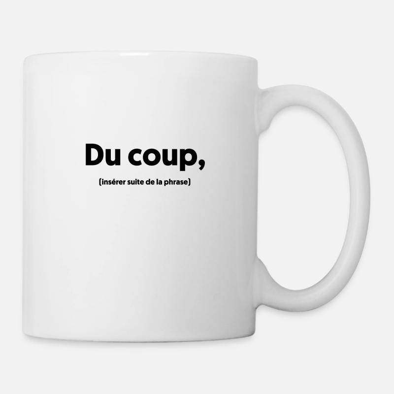 Suddenly - black logo - Mug - white