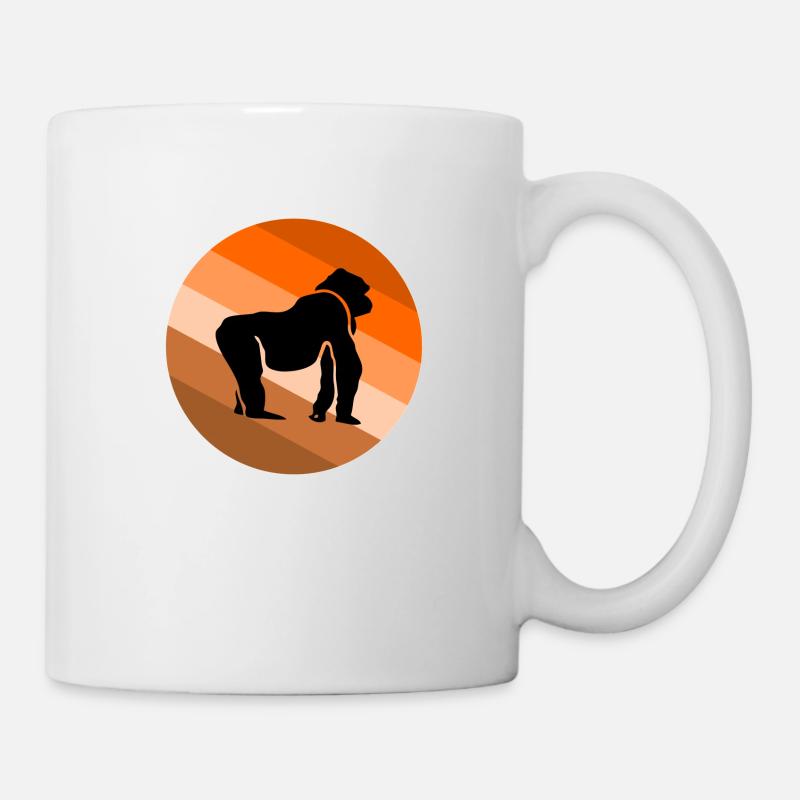Gorilla - Tasse - Weiß