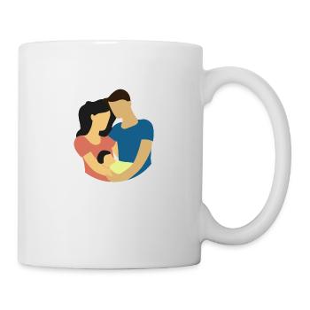famille - Mug blanc - blanc - Droite