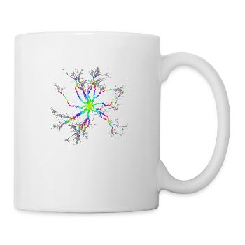 Lightning thunderstorm psychedelic psy goa trance - Mug - white - Right