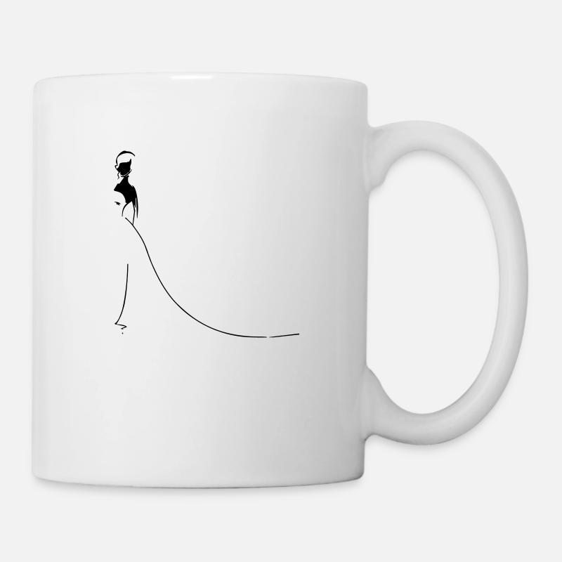 Hochzeit, Braut - Tasse - Weiß