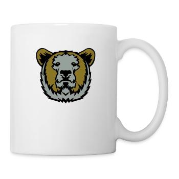 teddy bears wild animal cartoon drawing - Mug - white - Right