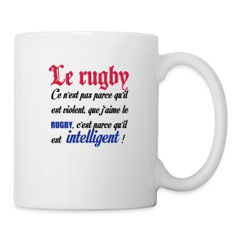 intelligent - Mug blanc - blanc - Droite