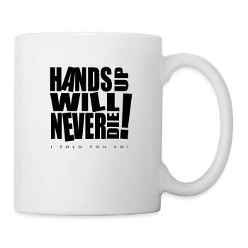 HUWND Logo Klassic - Tasse - Weiß - Rechts