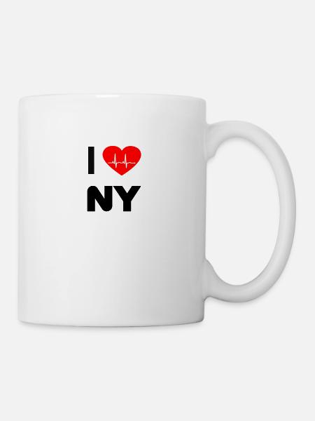 i love NY - Tasse - Weiß