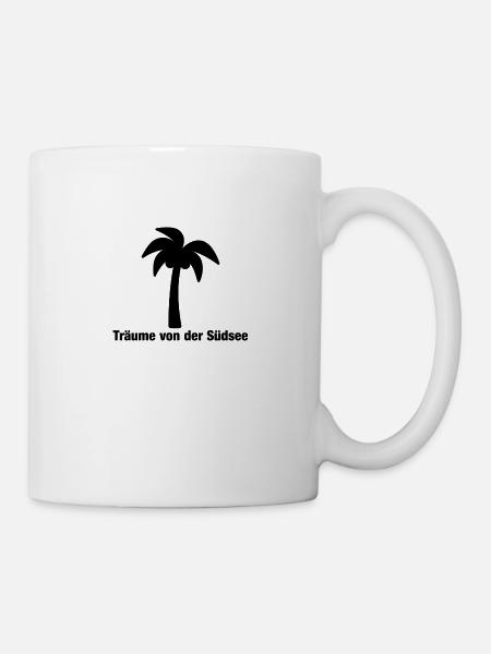Südsee Träume - Tasse - Weiß
