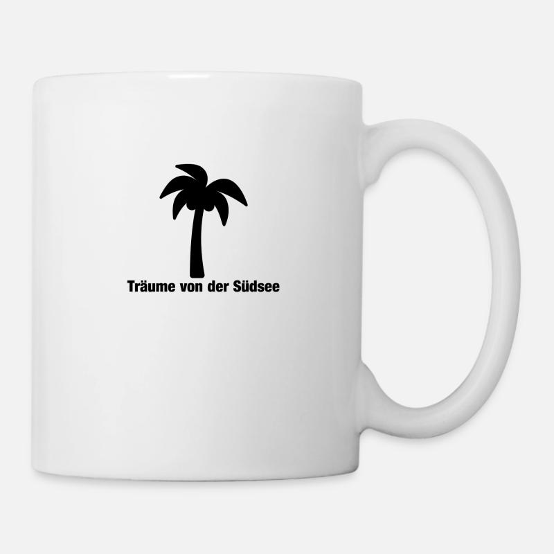 Südsee Träume - Tasse - Weiß