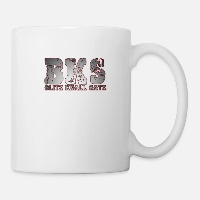 BKS Feuerwerk Blitz Knall Satz - Tasse - Weiß