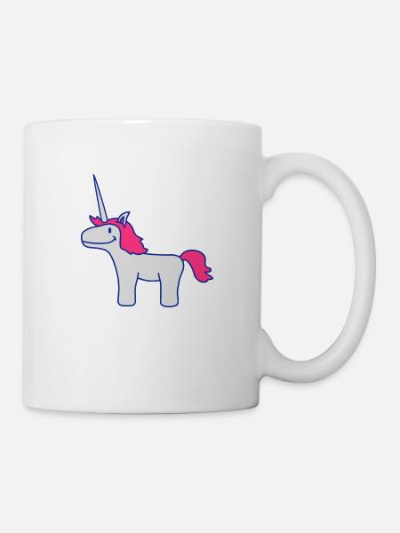 Unicorn - Tasse - Weiß