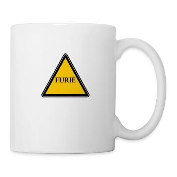 Furie warning sign - Mug - white - Right