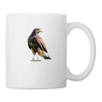 Harris Hawk - Wüstenbussard - Tasse - Weiß - Rechts