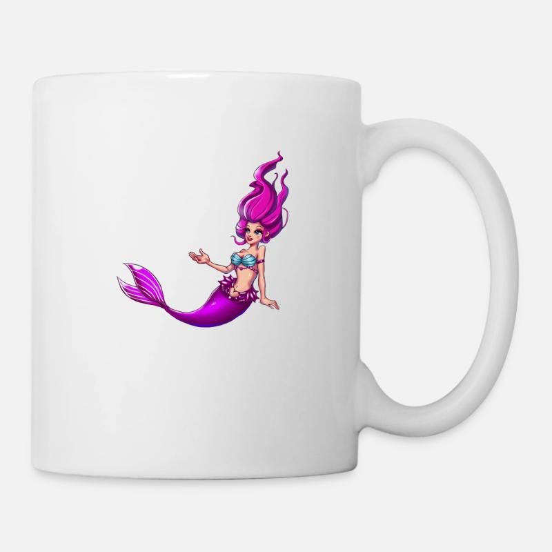 Meerjungfrau - Tasse - Weiß