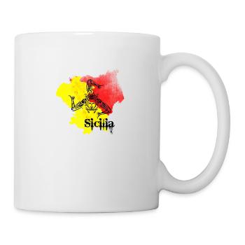 sicilia - Tasse - Weiß - Rechts