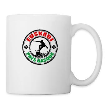 basque surfing - Mug - white - Right