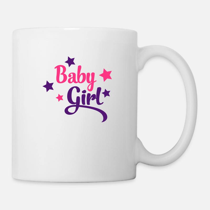 Mädchen - Tasse - Weiß