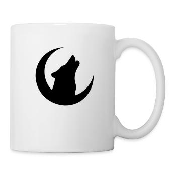 Wolf - Tasse - Weiß - Rechts