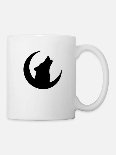 Wolf - Tasse - Weiß
