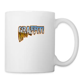 Graffiti effrayant - Mug blanc - blanc - Droite