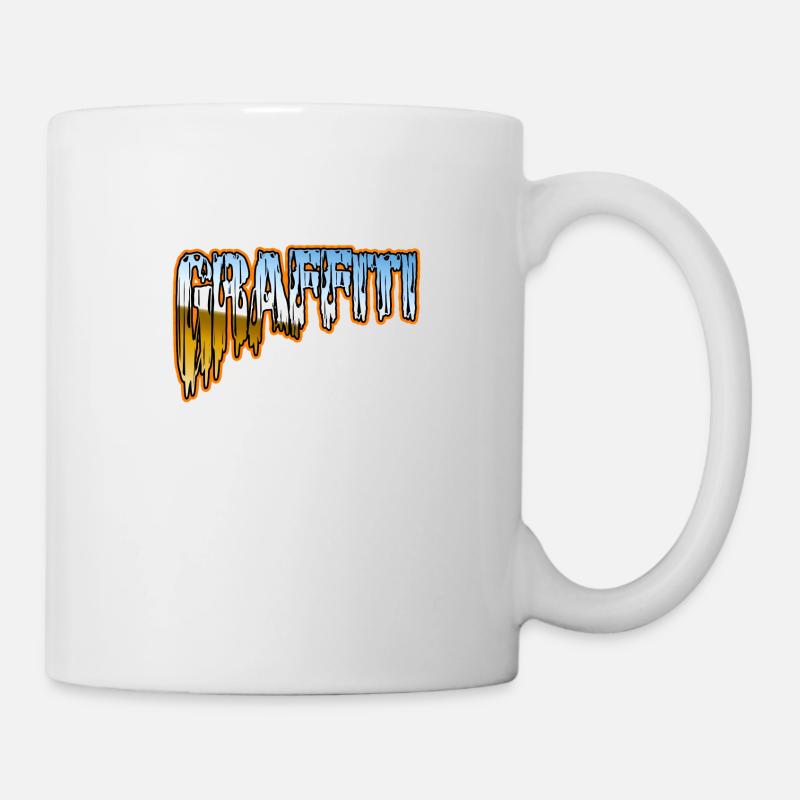 Graffiti grusel - Tasse - Weiß