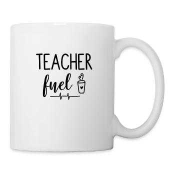 Teacher fuel - Mug - white - Right