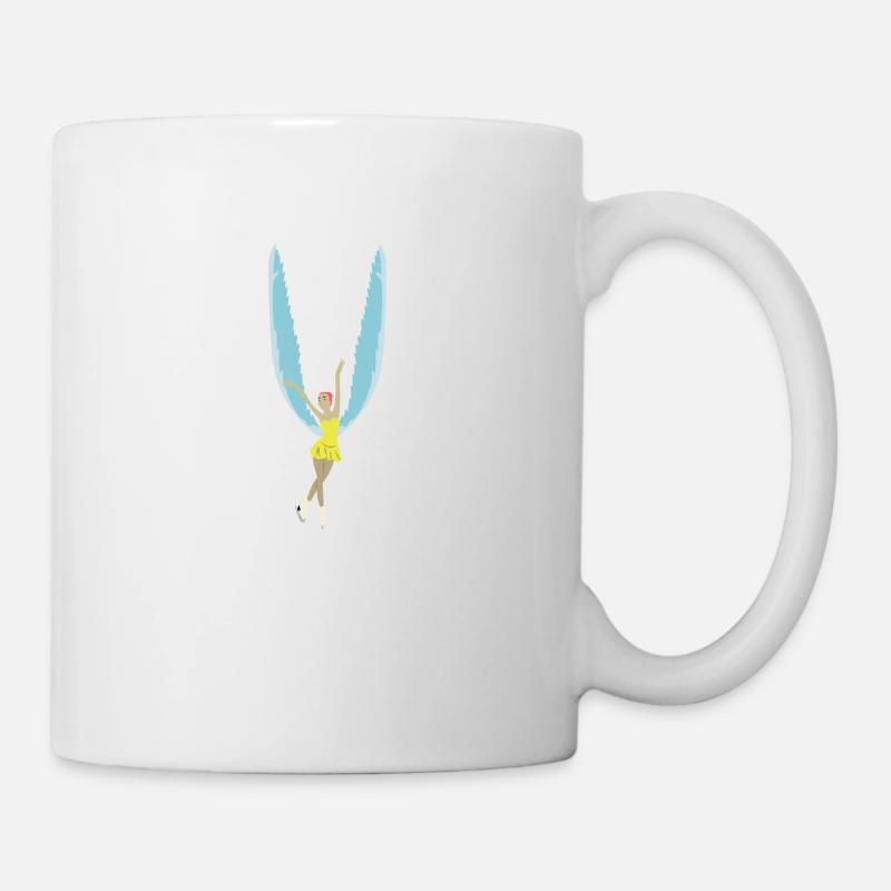 Figure skating angel - Mug - white