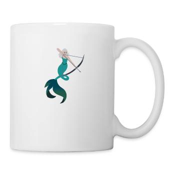 Sirène sagittaire - Mug blanc - blanc - Droite