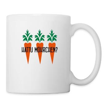 Carottes Hattu? - Mug blanc - blanc - Droite