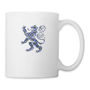 Abercrombie Clan Tartan Lion Rampant - Mug - white - Right