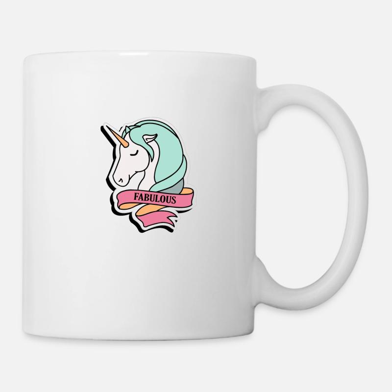 Fabulous - Unicorn - Mug - white