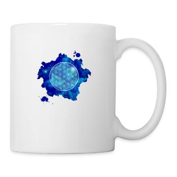blume des lebens - Tasse - Weiß - Rechts