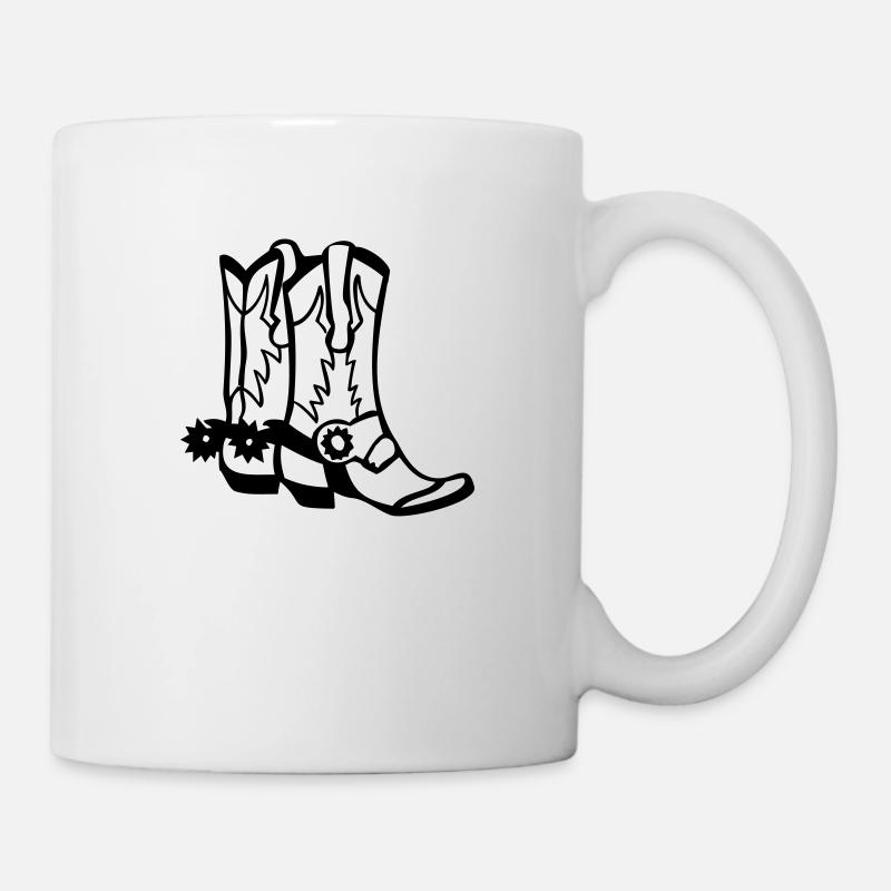 cowboystiefel ... von wicki_de - Tasse - Weiß