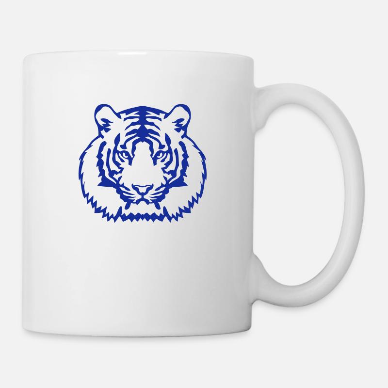 tiger tiger wildes Tier 18 - Tasse - Weiß