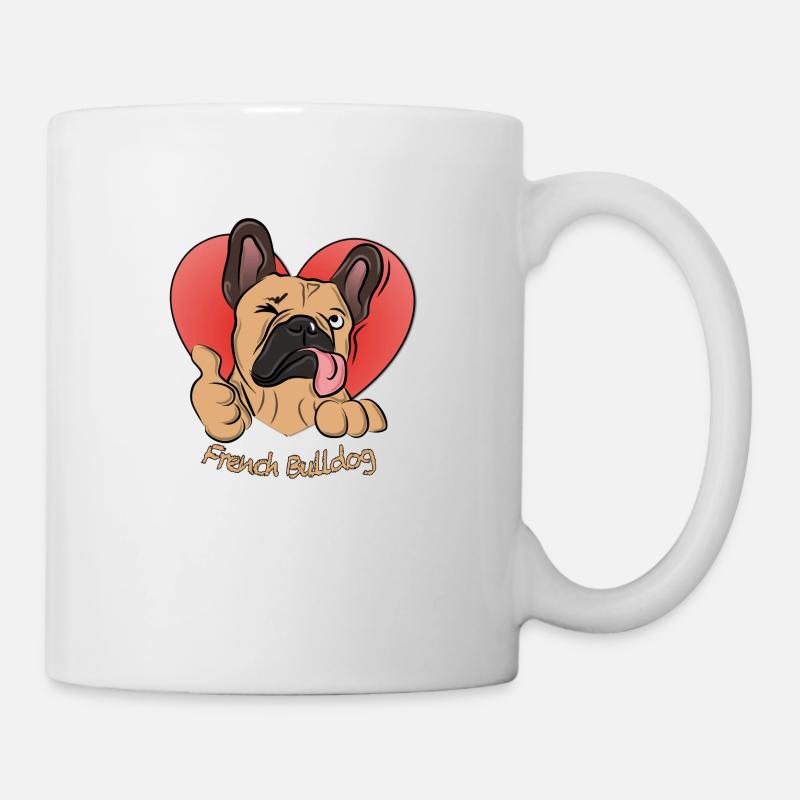 French Bulldog - Mug - white