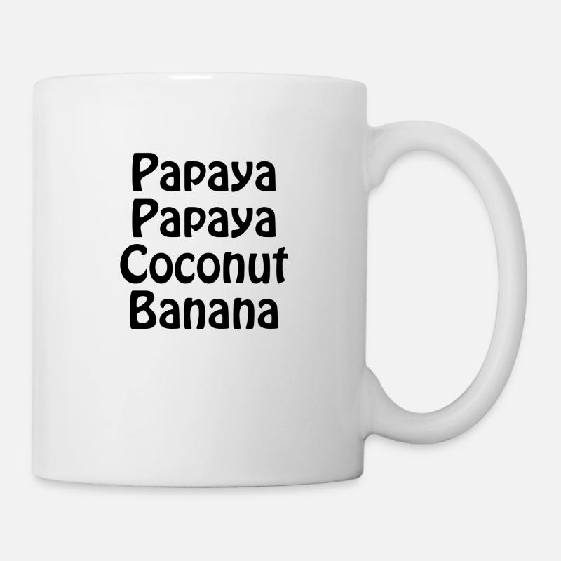 papaya1 - Tasse - Weiß