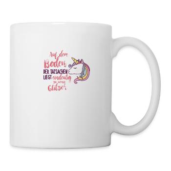 Hallo i bims ein Einhorn - Tasse - Weiß - Rechts