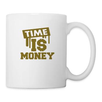 Time Is Money - Mug blanc - blanc - Droite