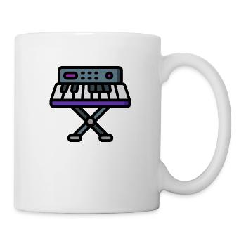 Keyboard Piano Music Music Production Music product - Mug - white - Right