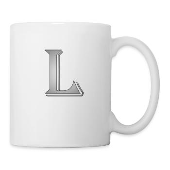 L for funny - Mug - white - Right
