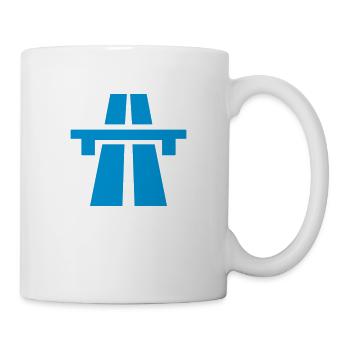 Autobahn_V1 - Tasse - Weiß - Rechts