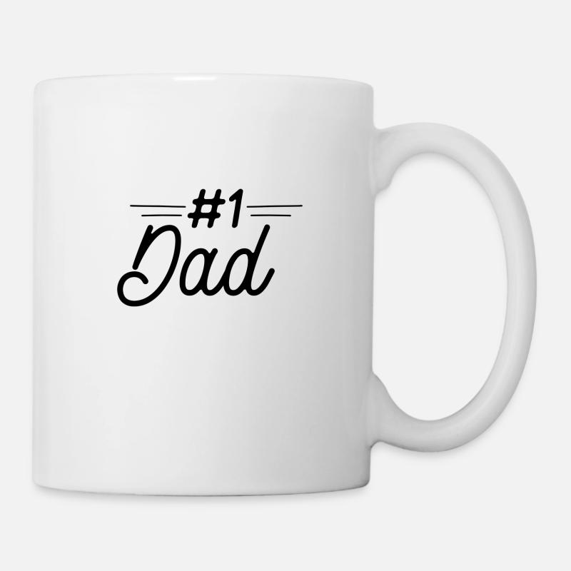 Dad design - Tasse - Weiß