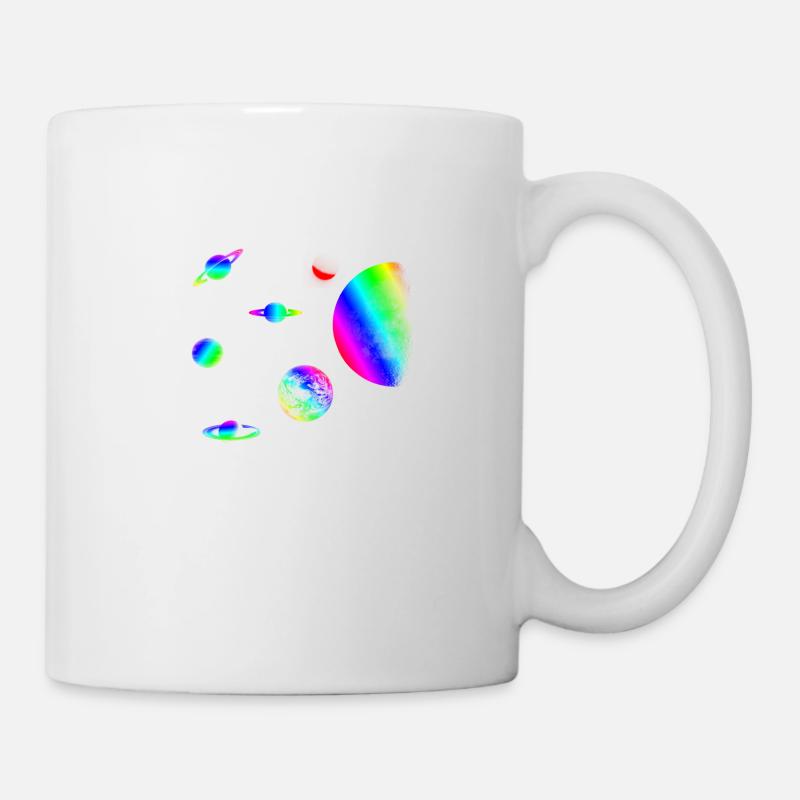 planète - Mug blanc - blanc