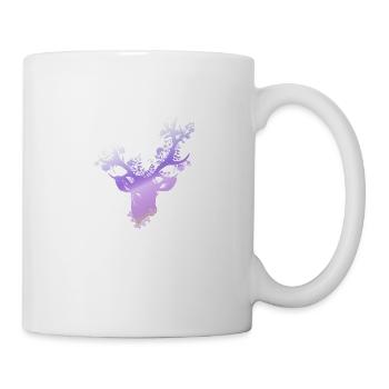 Gardien du cerf forestier - Mug blanc - blanc - Droite