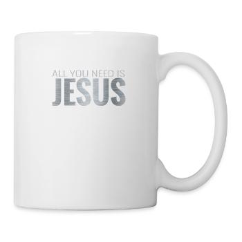 Tout ce dont tu as besoin Christian - Mug blanc - blanc - Droite
